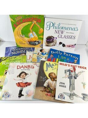 Dolly Parton’s Library Book Bundle-Lot of 10-Excavator, Numbers (Paperback)